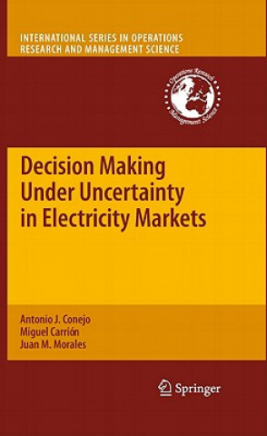 Книга Decision Making Under Uncertainty in Electricity Markets Juan M. Morales