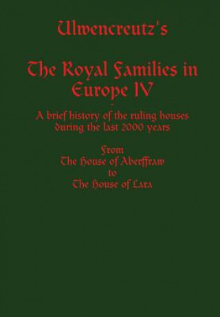 Książka Ulwencreutz's The Royal Families in Europe IV Lars Ulwencreutz