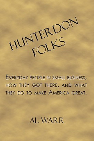 Kniha Hunterdon Folks Al Warr