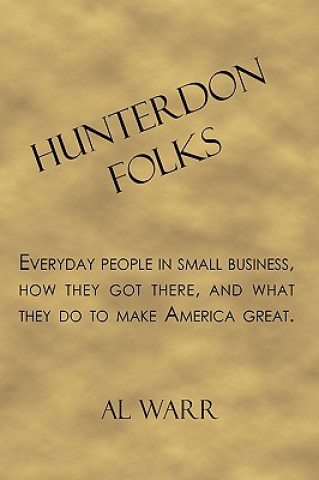 Libro Hunterdon Folks Al Warr