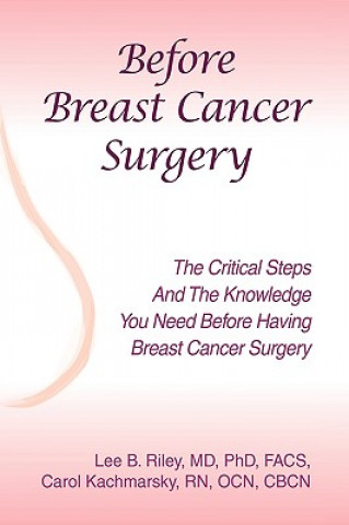Book Before Breast Cancer Surgery Carol Kachmarsky Rn Ocn Cbcn
