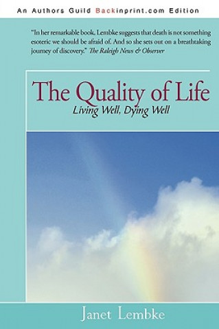 Könyv Quality of Life Janet Lembke
