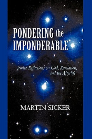 Kniha Pondering the Imponderable Martin Sicker