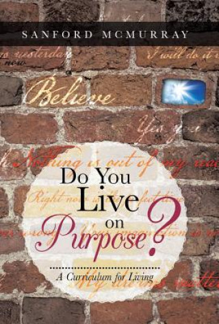 Knjiga Do You Live on Purpose? Sanford McMurray