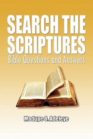 Kniha Search the Scriptures Modupe O Adeleye