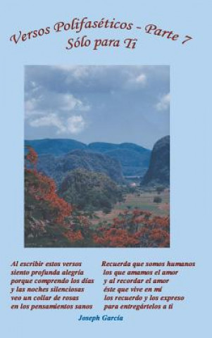 Książka Versos Polifaseticos Parte VII, Solo Para Ti Joseph Garcia