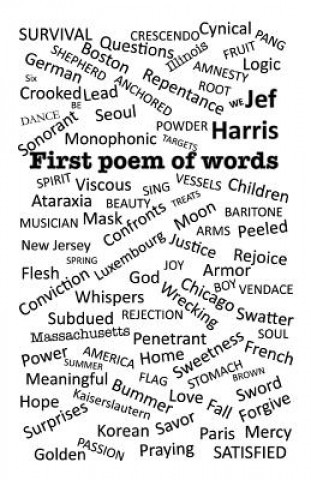 Livre First Poem of Words Jef Harris