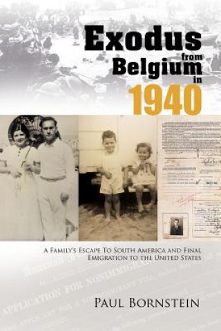 Carte Exodus from Belgium in 1940 Paul Bornstein