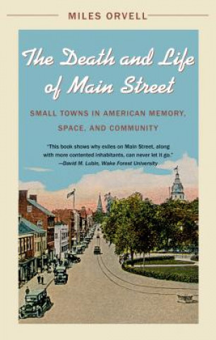 Kniha Death and Life of Main Street Miles Orvell