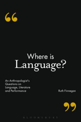 Carte Where is Language? FINNEGAN RUTH