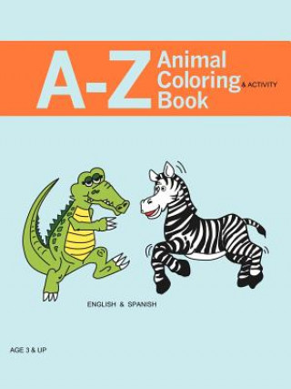 Książka - Z Animal Coloring & Activity Book Kevin Hill