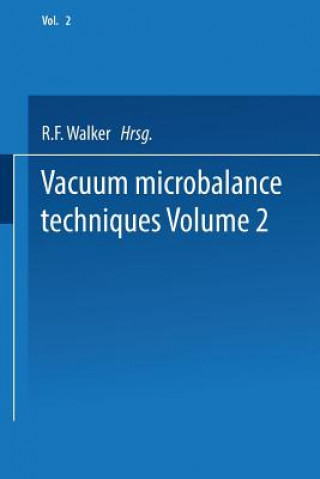 Buch Vacuum Microbalance Techniques R. F. Walker