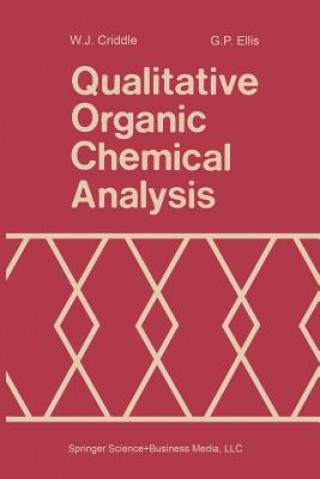 Kniha Qualitative Organic Chemical Analysis W. J. Criddle