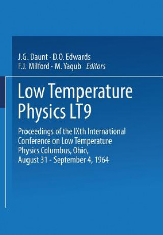 Könyv Low Temperature Physics LT9 John Gilbert Daunt