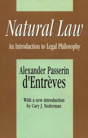 Könyv Natural Law Alexander Passerin D'Entreves
