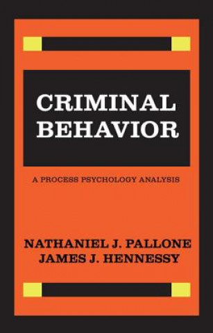 Knjiga Criminal Behavior Nathaniel J. Pallone