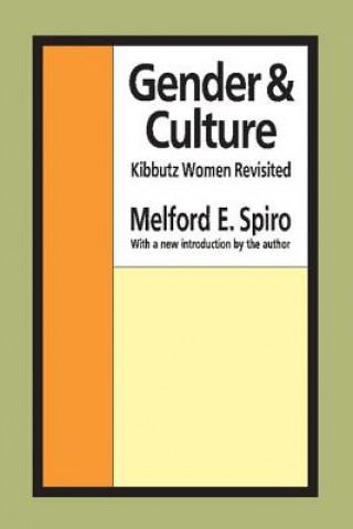 Kniha Gender and Culture Melford E. Spiro