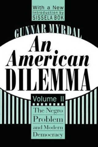 Livre American Dilemma Gunnar Myrdal