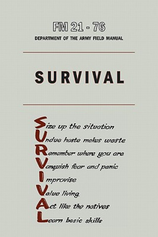 Könyv U.S. Army Survival Manual FM 21-76 Department