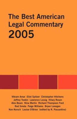 Kniha Best American Legal Commentary Rosemary Passantino