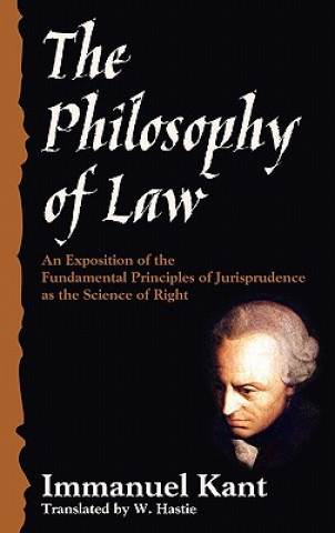 Buch Philosophy of Law Kant