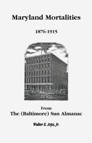 Libro Maryland Mortalities 1876-1915 from the (Baltimore) Sun Almanac Arps