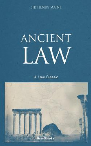 Książka Ancient Law Henry James Sumner Maine