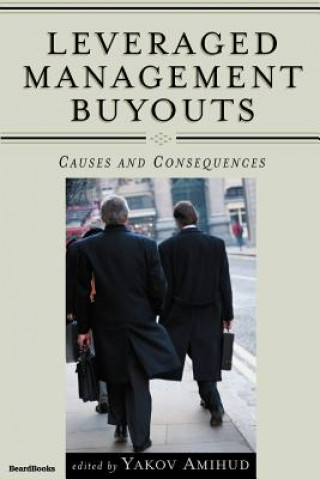 Kniha Leveraged Management Buyouts Yakov Amihud