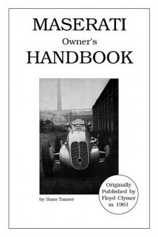 Carte Maserati Owner's Handbook Hans Tanner