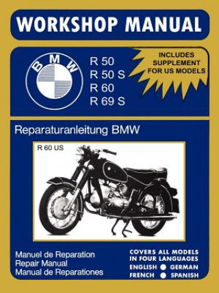 Carte BMW Motorcycles Workshop Manual R50 R50S R60 R69S Floyd Clymer