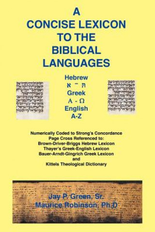 Kniha Concise Lexicon to the Biblical Languages Maurice Dr Robinson
