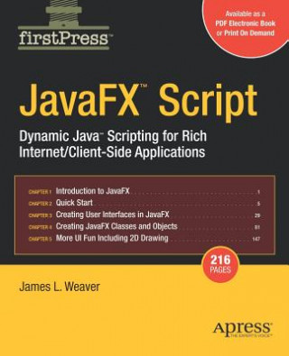 Buch JavaFX Script James Weaver