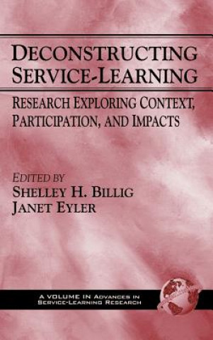 Książka Deconstructing Service-Learning: Research Exploring Context, Participation and Impacts Shelley H. Billig