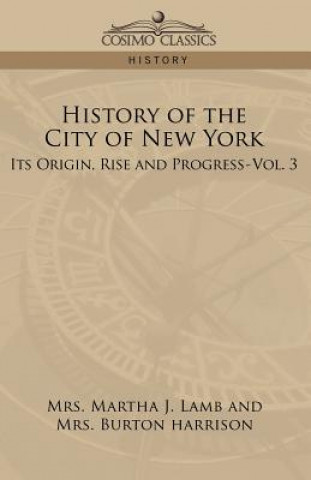 Książka History of the City of New York Harrison