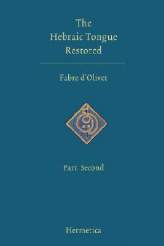 Livre Hebraic Tongue Restored Fabre D'Olivet