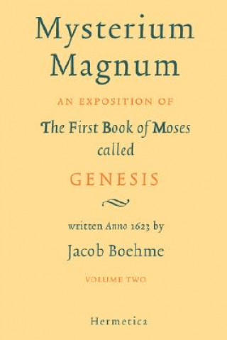 Könyv Mysterium Magnum Jakob Beohme