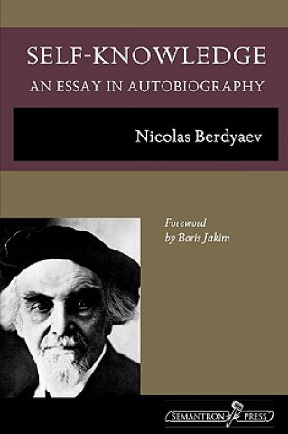 Livre Self-Knowledge Nicolas Berdyaev