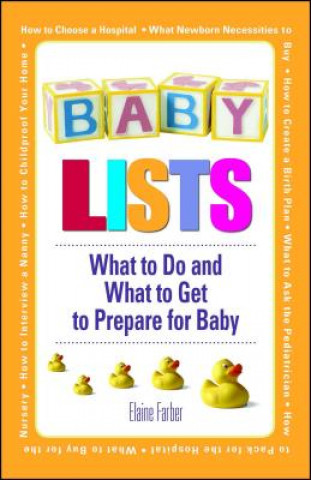 Kniha Baby Lists Elaine Farber