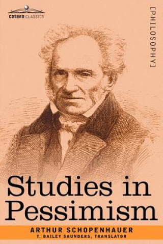Carte Studies in Pessimism Arthur Schopenhauer