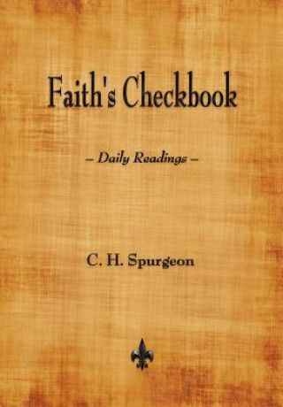 Carte Faith's Checkbook Charles Haddon Spurgeon