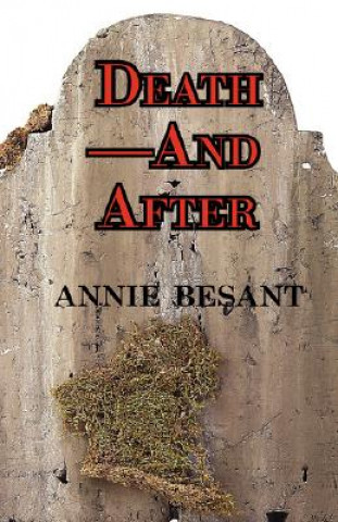 Carte Death-And After Annie Wood Besant