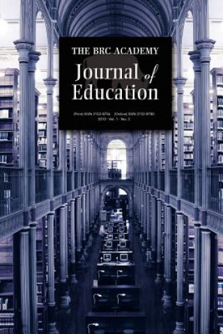 Kniha Brc Academy Journal of Education Brc