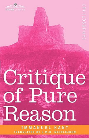 Knjiga Critique of Pure Reason Kant