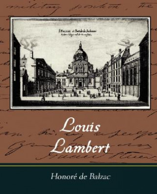 Könyv Louis Lambert Honoré De Balzac