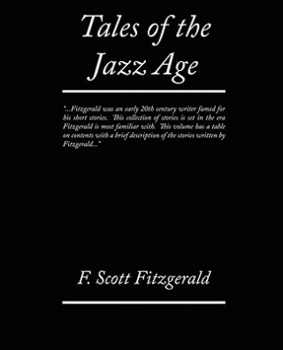 Kniha Tales of the Jazz Age F Scott Fitzgerald