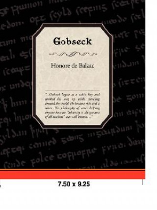 Book Gobseck Honoré De Balzac