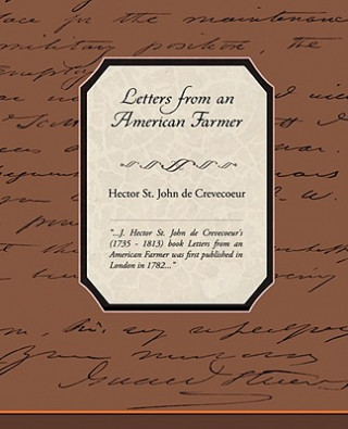 Livre Letters from an American Farmer Hector St John De Crevecoeur