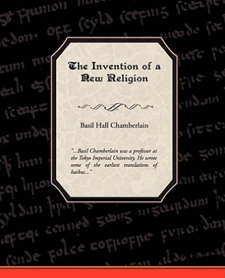 Książka Invention of a New Religion Basil Hall Chamberlain