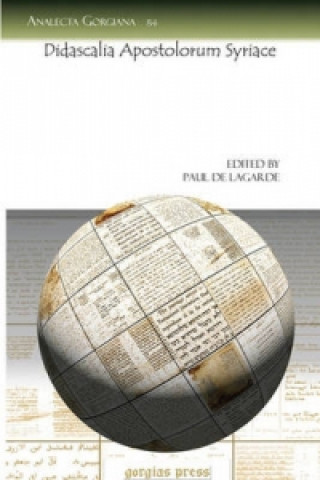 Carte Didascalia Apostolorum Syriace Paul De Lagarde