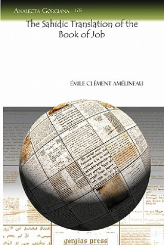 Kniha Sahidic Translation of the Book of Job Emile Amelineau